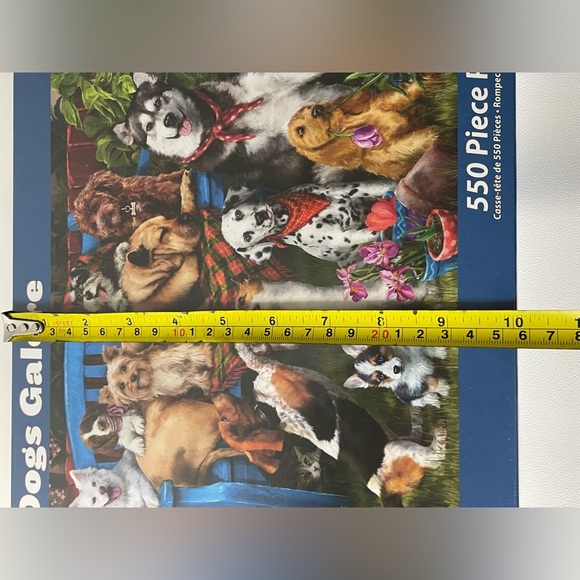 Vermont Christmas Company Dogs Galore 550 Piece Jigsaw Puzzle By Marcello Corti - Picture 6 of 7